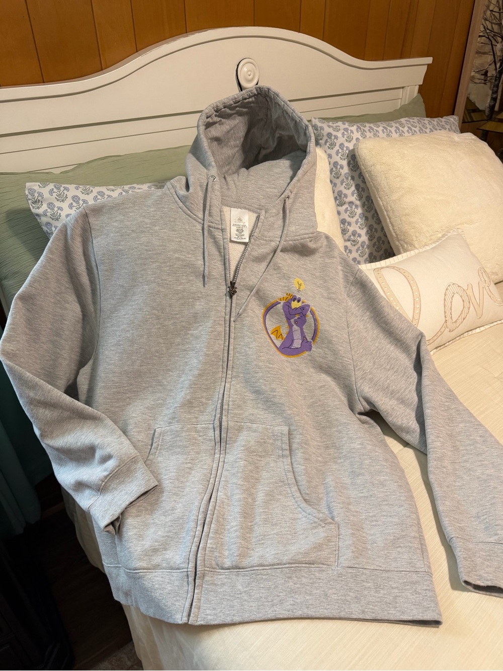 Figment Dreamfinder Adult Hoodie size XL Disneys Epcot Hoody 🐉